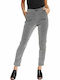 Rut & Circle Women's Fabric Trousers Silver