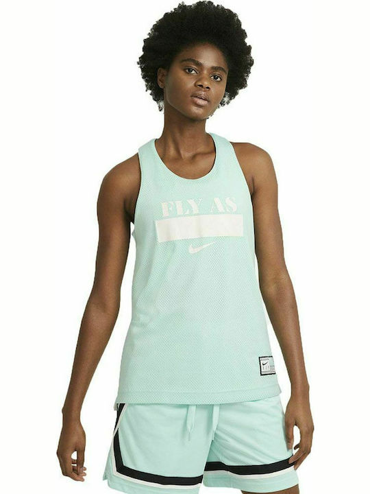 Nike Essential Γυναικεία Αθλητική Μπλούζα Αμάνικη Γαλάζια