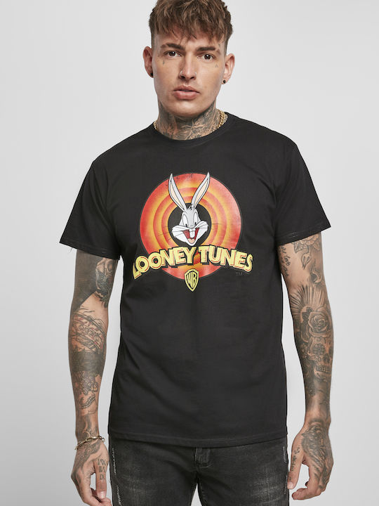 Merchcode Looney Tunes Bugs Bunny Logo T-Shirt Black