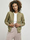 Urban Classics TB1217 Women's Short Bomber Jacket for Winter Khaki