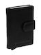 The Chesterfield Brand Loughton Men's Leather Card Wallet with RFID και Slide Mechanism Black