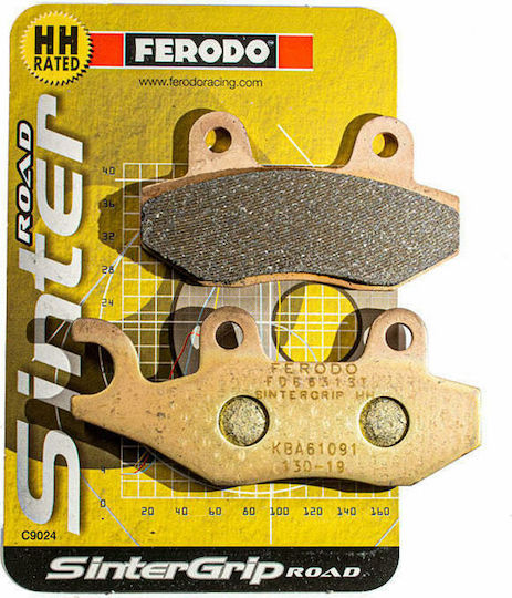 Ferodo Motorcycle Brake Pads Front Sintergrip St Metallic Pads for Modenas Kriss II 115 Yamaha Crypton-R 115 Suzuki Burgman 200 for Modenas Kriss II Triumph Tiger 1050