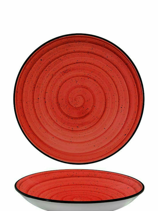Bonna Passion Σαλατιέρα από Πορσελάνη Κόκκινη 25x25cm 6τμχ