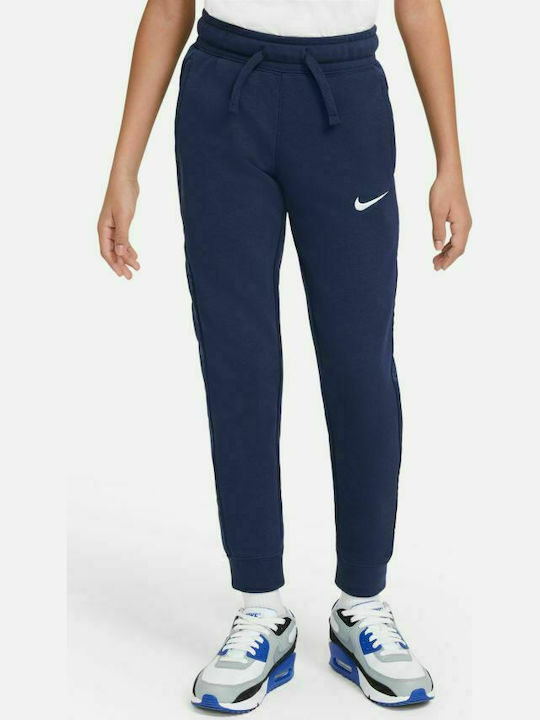 Nike Παιδικό Παντελόνι Φόρμας Navy Μπλε Swoosh