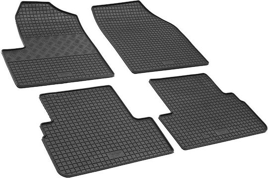 Rigum Set of Front and Rear Mats 4pcs for Ford Tourneo Connect 2002-2013 Black