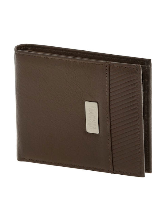 Visetti Men's Leather Wallet Brown