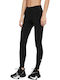 One Women's Long Yoga Legging High Waisted Dri-Fit Black
