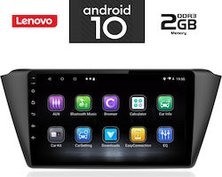 Lenovo Sistem Audio Auto pentru Skoda Fabia 2015+ (Bluetooth/USB/AUX/WiFi/GPS) cu Ecran Tactil 9"
