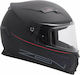 Zen ZN-820 Full Face Helmet ECE 22.05 1500gr Μαύρο/Κόκκινο Ματ