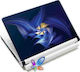 Lamtech Skin Blue Flower Sticker for 12.4" Laptop