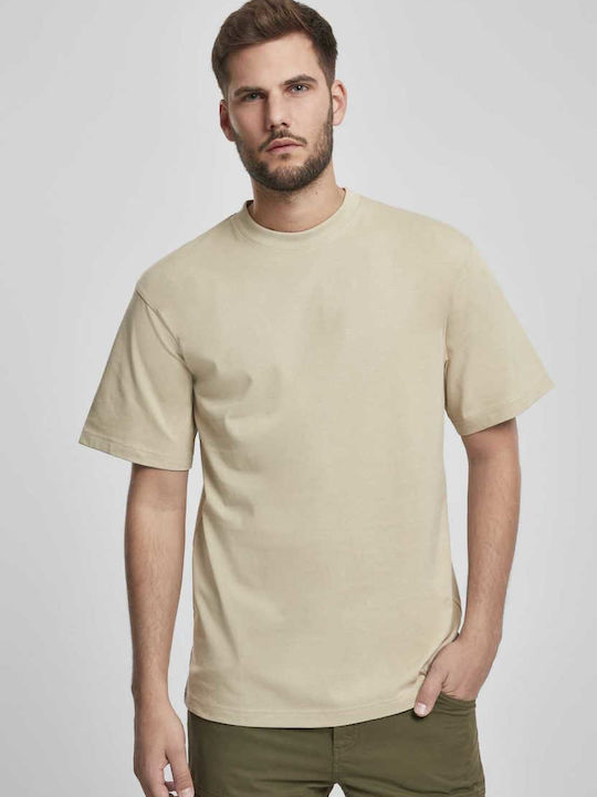 Urban Classics TB006 Men's Short Sleeve Blouse Polo Beige