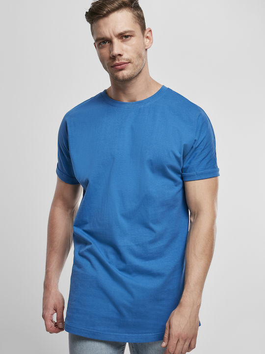 Urban Classics TB1561 Herren Kurzarmshirt Polo Blau