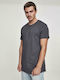 Urban Classics TB638 Men's Short Sleeve T-shirt Charcoal