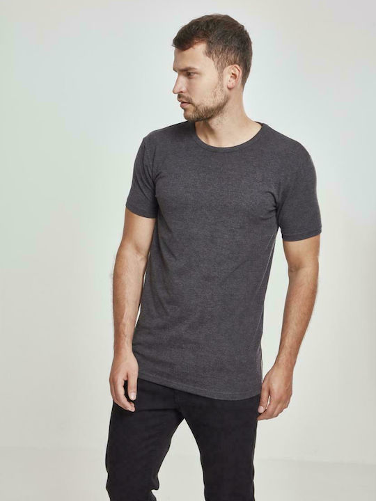 Urban Classics Ανδρικό T-shirt Charcoal Μονόχρωμο