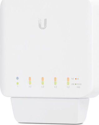 Ubiquiti UniFi USW-Flex (3-Pack) Gestionat L2 PoE Switch cu 5 Porturi Gigabit (1Gbps) Ethernet