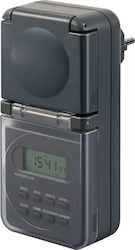 Brennenstuhl Digital Timer Socket Weekly Outdoor IP44