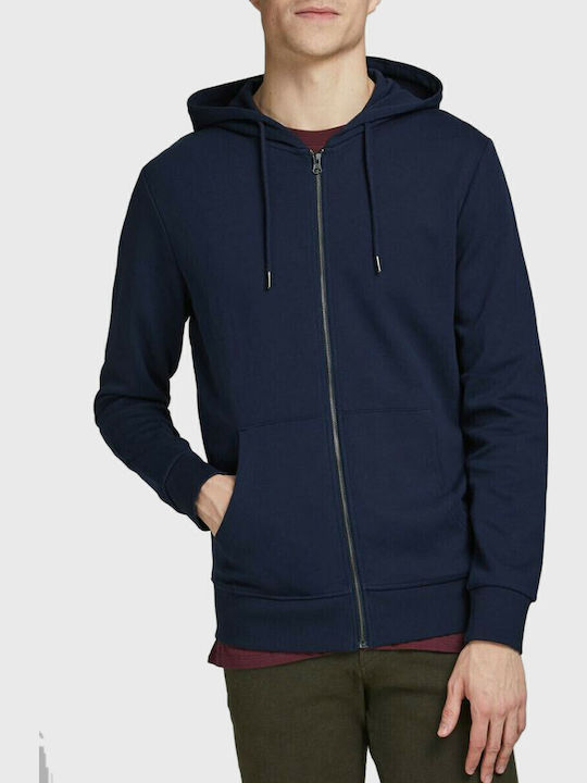 Jack & Jones Яке с Качулка Тъмносин