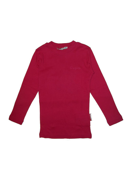 Energiers Children's Blouse Long Sleeve Fuchsia Blouse