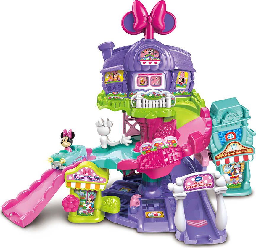 Vtech Go! Go! Smart Wheels Disney Minnie Mouse Around Town Playset
