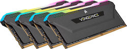 Corsair Vengeance RGB Pro SL 32GB DDR4 RAM cu 4 module (4x8GB) și Viteză 3200 pentru Desktop