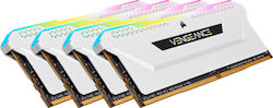 Corsair Vengeance RGB Pro SL 32GB DDR4 RAM με 4 Modules (4x8GB) και Ταχύτητα 3200 για Desktop