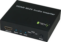 Techly IDATA HDMI-AI4K HDMI / Toslink weiblich zu HDMI weiblich