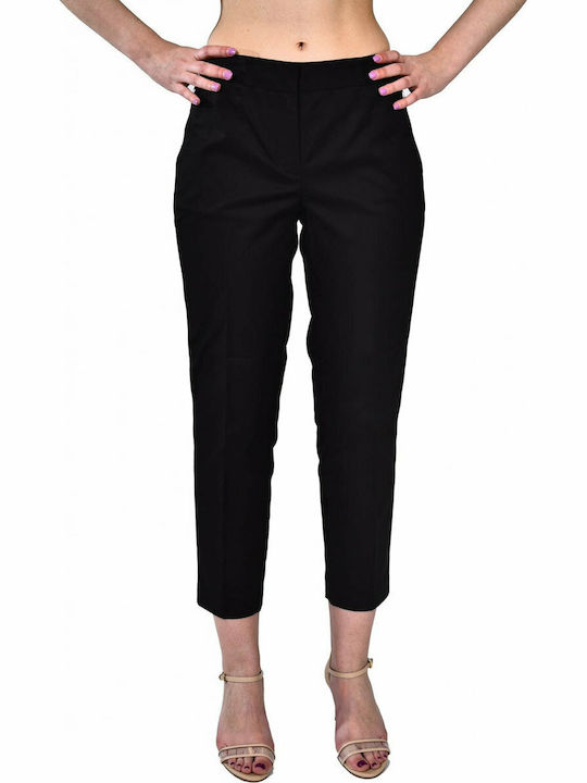 Michael Kors MS93H42C64 Women's Cotton Capri Trousers Black