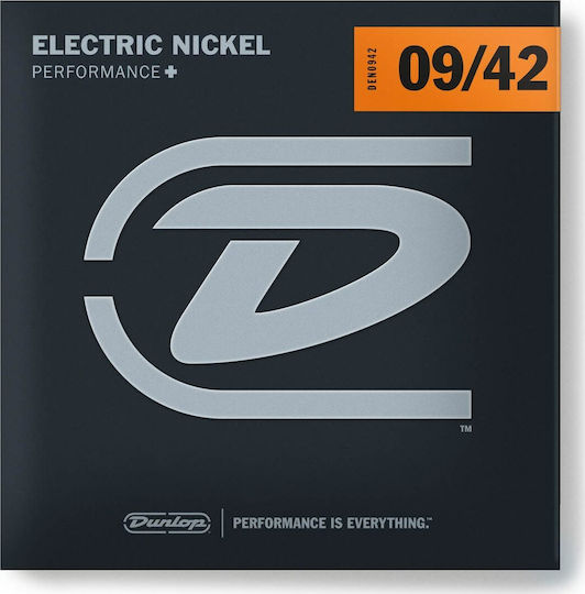Dunlop Performance+ Set Nickel Wound Electric Guitar Strings 17 - 30 Extra Light