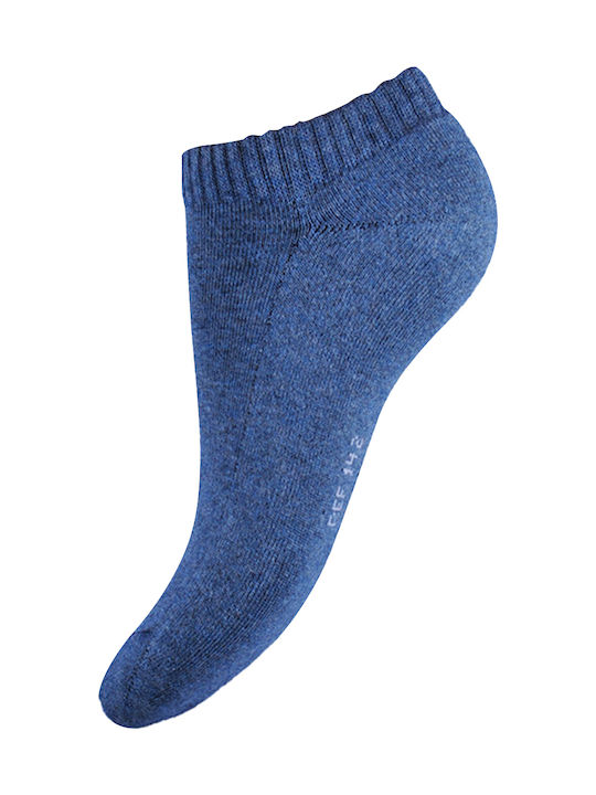 Walk Damen Einfarbige Socken Blau 1Pack