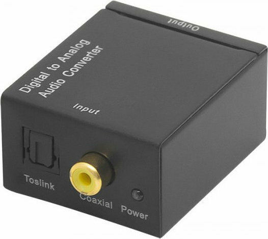 DM Pro Конвертор RCA / Toslink женски към RCA 2x женски 1 брой BG-3033