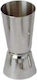 Double Bar Spirit Measure 30/60ml Inox