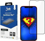 3MK HardGlass Max Full Face Tempered Glass Black (iPhone 12 / 12 Pro)