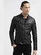 Oakwood 60901 Men's Winter Leather Biker Jacket Black