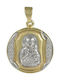 Pendant Kids Talisman with Virgin Mary from Gold 9K PD11014