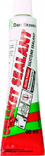 Bostik Den Braven Gasket Sealant Φλαντζόκολλα Υψηλής Θερμοκρασίας Μαύρη 80ml