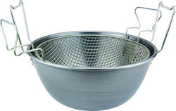 ILSA Stainless Steel Fryer Capacity 6.5lt with Diameter 32cm.