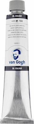 Royal Talens Van Gogh Oil Colour Zinc White 104 200ml