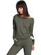 BeWear B108 Women's Sweatshirt Khaki