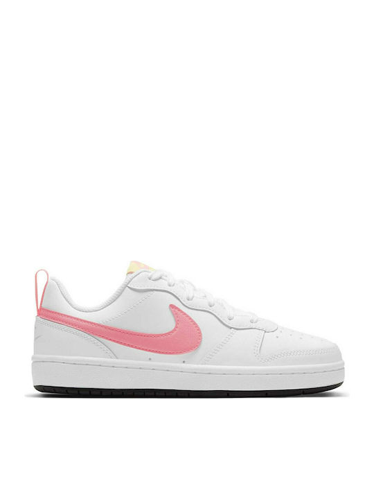 Nike Court Borough Low 2 Gs Παιδικά Sneakers Λευκά