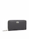 Large Leather Women's Wallet Classic Black