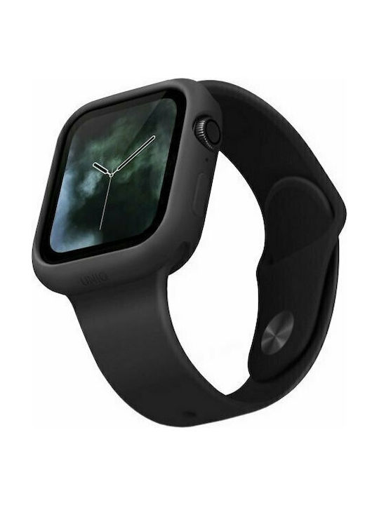 Uniq Lino Silikonhülle in Schwarz Farbe für das Apple Watch 40mm