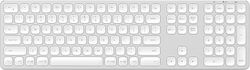 Satechi Aluminum Fără fir Bluetooth Doar tastatura UK Argint