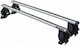 Menabo Car Roof Bars Aluminum 112cm for Mazda 2 5D for Cars with Factory Bars Set with Roof Rack Legs Silver