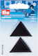 Prym Black Sewing Iron-On Patch 3.5x2.5cm 925275