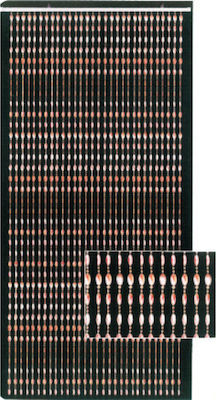 Sidirela Ε-0295 Plastic Door Curtain Multicolour 100x220cm