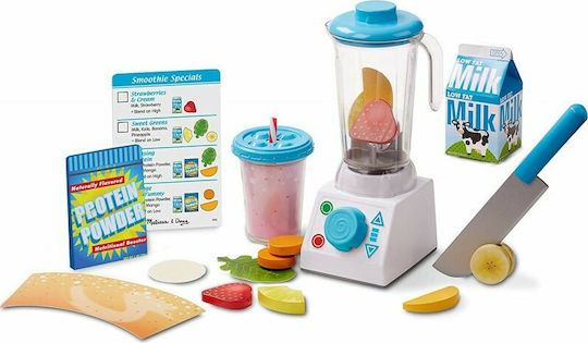 Melissa & Doug Cooking Toy / Kitchen Utensils Blender made of Wood for 3+ Years Old