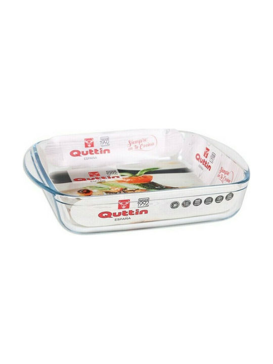 Quttin Rechteckig Feuerfestes Geschirr Glas 1600ml 1Stück