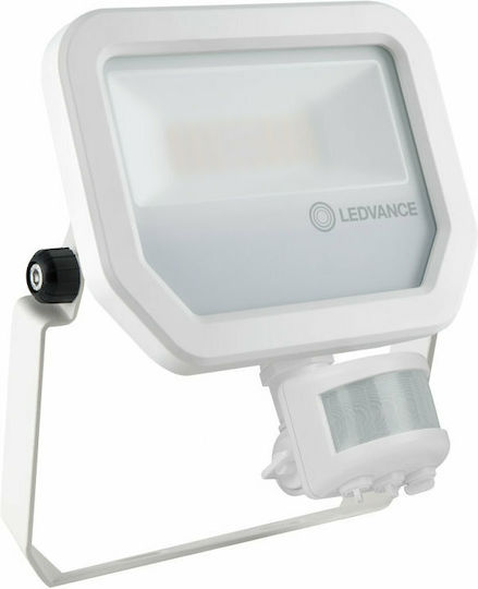Ledvance Waterproof LED Floodlight 20W Warm White 3000K with Motion Sensor IP65