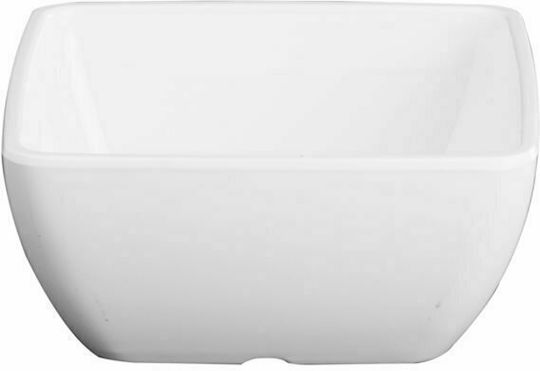 Servewell Salatieră Melamină Alb 24.5x24.5cm 1buc