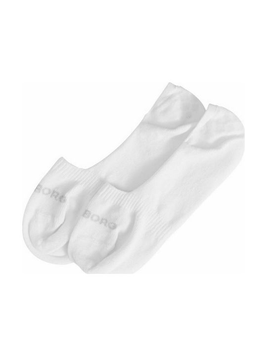 Björn Borg Men's Solid Color Socks White 2Pack